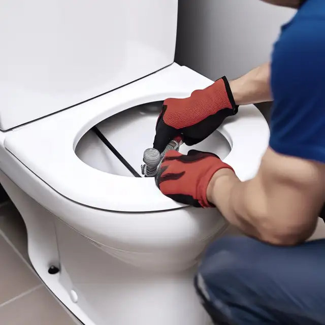 Installation de WC sur pied dans une salle de bain d'un appartement à Longperrier