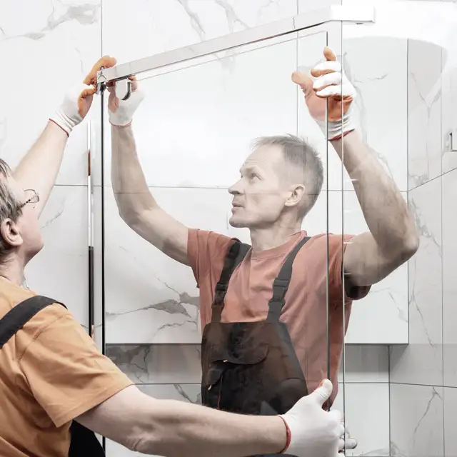 Pose de paroi de douche neuve à Othis - installation salle de bain